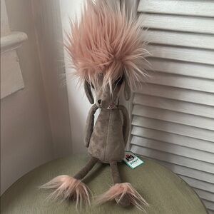 Penelope the Poodle Jellycat Plush with Soft Brown Fur